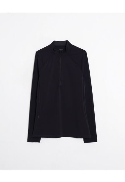 Buzo  Para Hombre Cuello Alto O Cuello Tortuga Color Negro Marca Atmos #32060067