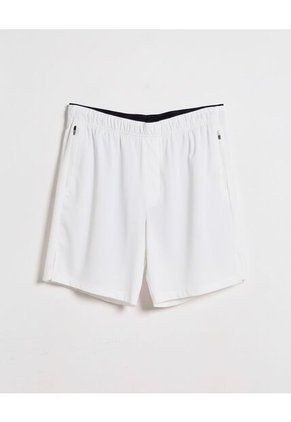 Bermuda Para Hombre Deportiva Largo Color Blanco Marca Atmos #32100156