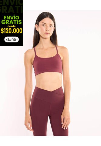 Buzo  Para Mujer Hoodie Color Vino Marca Atmos #31060088 Atmos