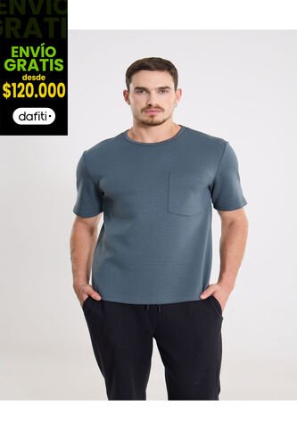 Camiseta  Para Hombre Manga Corta Cuello Redondo Color Verde Marca Atmos #32090245 Atmos