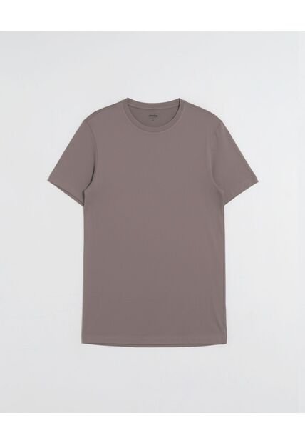 Camiseta  Para Hombre Manga Corta Cuello Redondo Color Café Marca Atmos #32090276