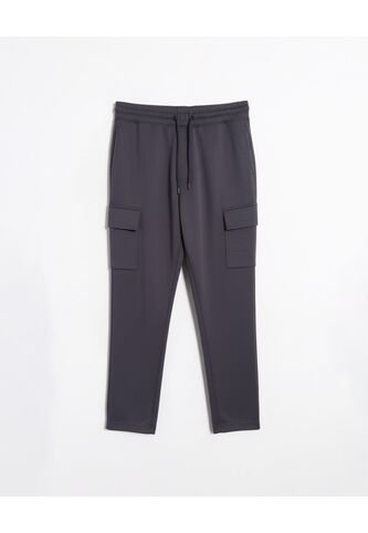 Pantalón  Para Hombre Jogger Color Gris Marca Atmos #32070086 Atmos