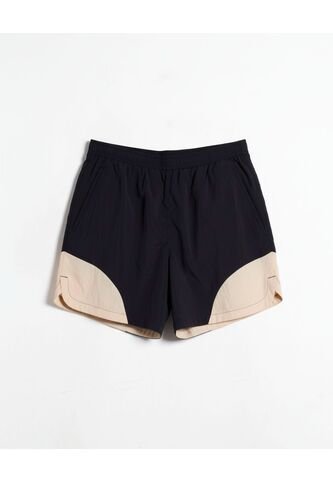 Bermuda  Para Hombre Deportiva Corto Color Negro Marca Atmos #32100148 Atmos