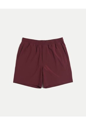 Bermuda Para Hombre Deportiva Largo Color Vino Marca Atmos #32100150