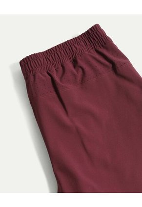 Bermuda Para Hombre Deportiva Largo Color Vino Marca Atmos #32100150