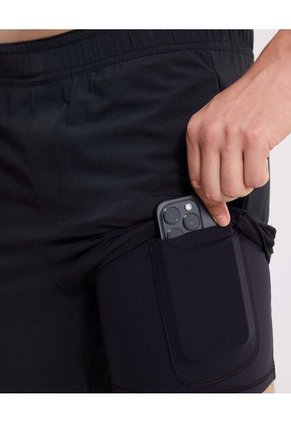 Bermuda Para Hombre Deportiva Corto Color Negro Marca Atmos #32100121