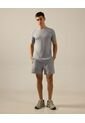 Camiseta Manga Corta Con Reflectivo Posterior  Para Hombre Gris Atmos de Atmos