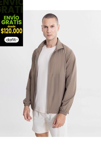 Chaqueta  Para Hombre Deportiva Color Café Marca Atmos #32080070 Atmos