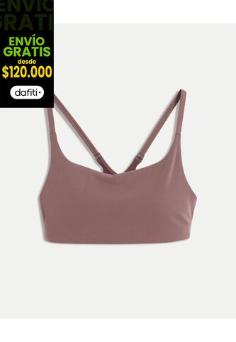 Top Para Mujer  Color Café Marca Atmos #31220165 Atmos