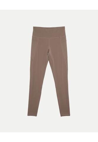 Leggins  Para Mujer Largo Color Café Marca Atmos #31230111 Atmos