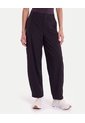 Pantalón Barrel Alotech Con Cordón  Para Mujer Negro Atmos de Atmos