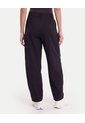 Pantalón Barrel Alotech Con Cordón  Para Mujer Negro Atmos de Atmos