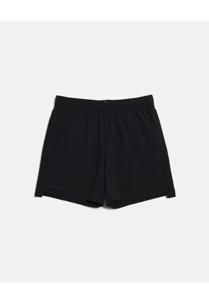 Bermuda  Para Hombre Deportiva Medio Color Negro Marca Atmos #32100182