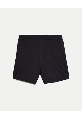 Bermuda  Para Hombre Deportiva Largo Color Negro Marca Atmos #32100159 Atmos