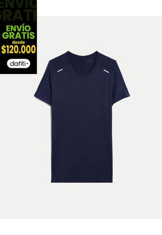 Camiseta Para Hombre Manga Corta Cuello Redondo Color Azul Marca Atmos #32090271 Atmos