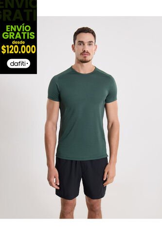 Camiseta Para Hombre Manga Corta Cuello Redondo Color Verde Marca Atmos #32090257 Atmos