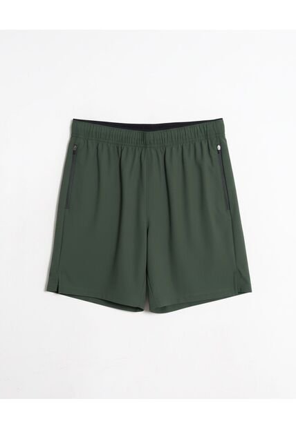 Bermuda  Para Hombre Deportiva Largo Color Verde Marca Atmos #32100158