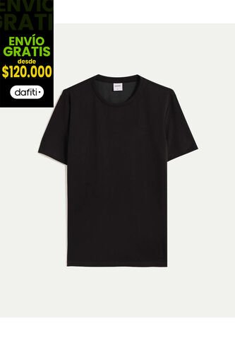 Camiseta Para Hombre Manga Corta Cuello Redondo Color Negro Marca Atmos #32090280 Atmos