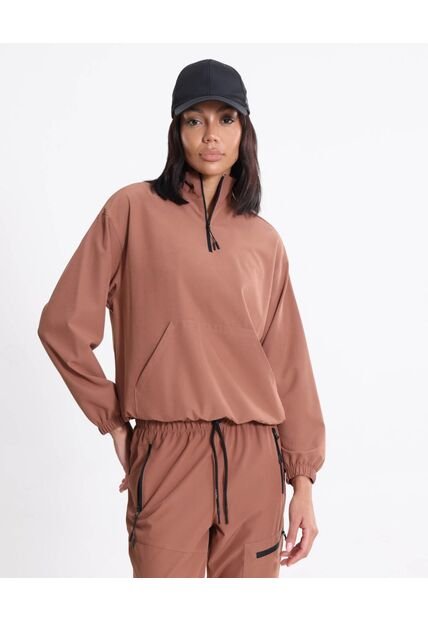 Chaqueta  Para Mujer Deportiva Color Café Marca Atmos #31080084