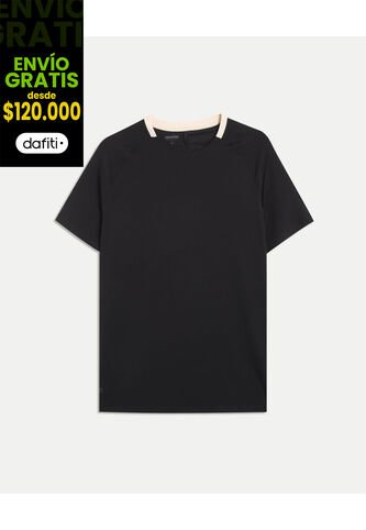 Camiseta Para Hombre Manga Corta Cuello Redondo Color Negro Marca Atmos #32090260 Atmos