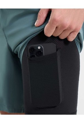 Bermuda Para Hombre Deportiva Largo Color Verde Pastel Marca Atmos #32100078