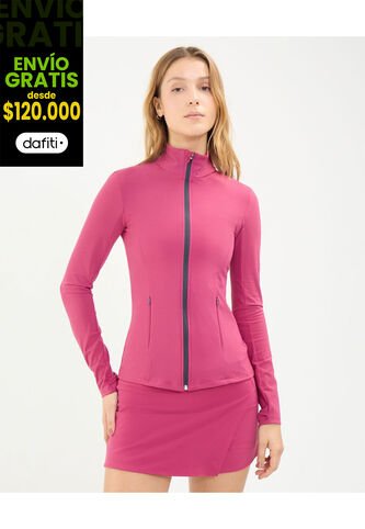 Buzo Para Mujer Cuello Alto O Cuello Tortuga Color Fucsia Marca Atmos #31060043 Atmos