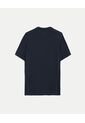 Camiseta Deportiva Manga Corta Regular Fit  Para Hombre Azul Atmos de Atmos