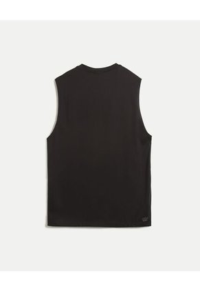 Camiseta Para Hombre Manga Sisa Cuello Redondo Color Negro Marca Atmos #32090217