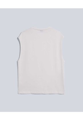 Camiseta Para Hombre Manga Sisa Cuello Redondo Color Marfil Marca Atmos #32090181