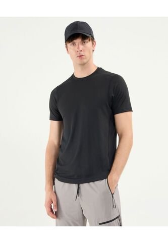 Camiseta Para Hombre Manga Corta Cuello Redondo Color Negro Marca Atmos #32090012 Atmos