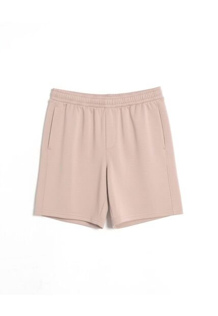 Short Con Cortes Plush  Para Hombre Beige Atmos
