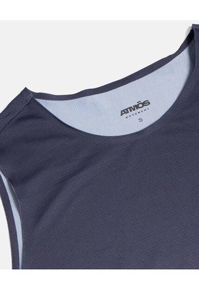 Camiseta  Para Mujer Manga Sisa Cuello Redondo Color Gris Marca Atmos #31090345