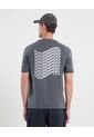 Camiseta Manga Corta Con Screen  Para Hombre Gris Atmos de Atmos