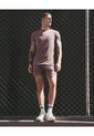 Short Con Bóxer Interno Y Cordón Ajustable  Para Hombre Lila Atmos de Atmos