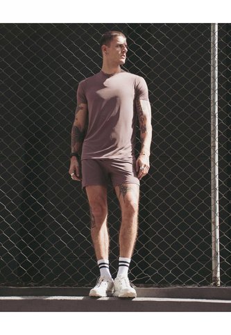 Short Con Bóxer Interno Y Cordón Ajustable  Para Hombre Lila Atmos Atmos