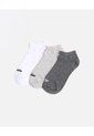 Pack X3 Medias Tobilleras X3 Para Mujer Gris Atmos de Atmos
