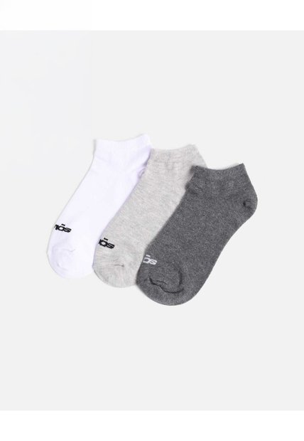 Pack X3 Medias Tobilleras X3 Para Mujer Gris Atmos