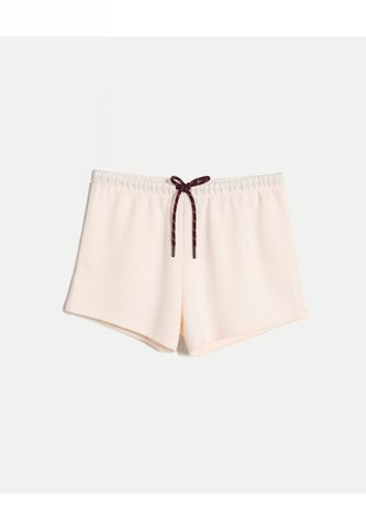Short Amplio Tejido Suave Para Mujer  Deportiva  Color Beige Marca Atmos Atmos