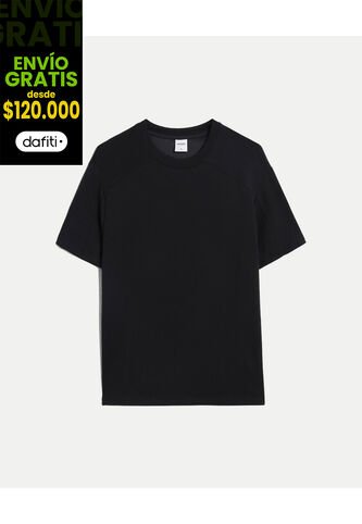 Camiseta Para Hombre Manga Corta Cuello Redondo Color Negro Marca Atmos #32090251 Atmos