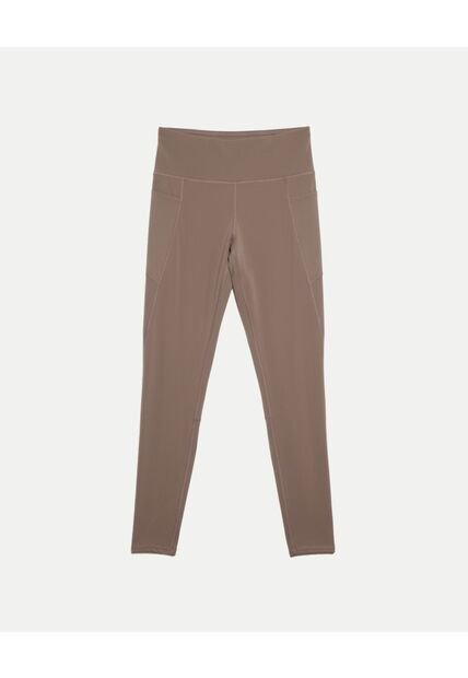 Leggins  Para Mujer Largo Color Café Marca Atmos #31230111