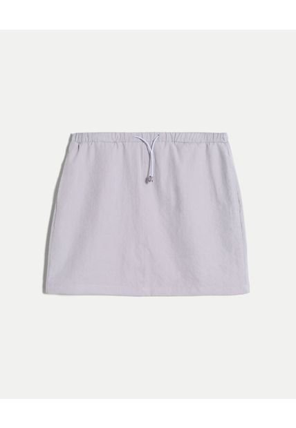 Falda Para Mujer Corto Color Gris Marca Atmos #31140025