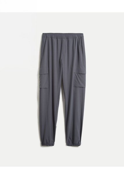 Pantalón Jogger Training Cargo  Para Hombre Gris Atmos