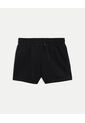 Short Para Mujer Multiusos Punto Color Negro Marca Atmos #31190105 de Atmos