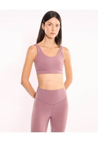 Top Soporte Medio Aerius Skin  Para Mujer Morado Atmos Atmos