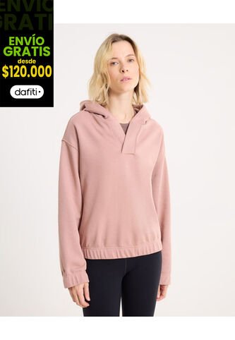 Buzo Para Mujer Hoodie Color Rosado Marca Atmos #31060081 Atmos