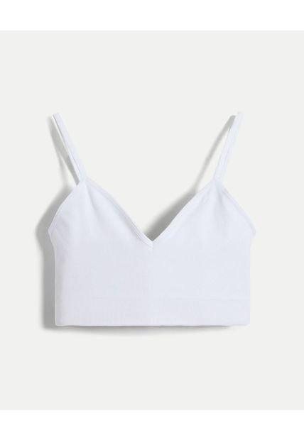 Top Para Mujer Cuello V Color Blanco Marca Atmos #31220157