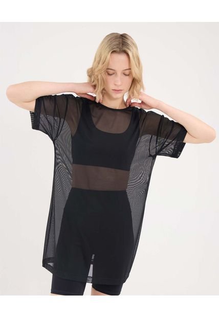Vestido Para Mujer M/C Corto Color Negro Marca Atmos #31170021