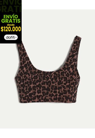 Top Para Mujer  Color Café Marca Atmos #31220177 Atmos