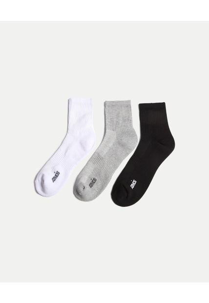 Medias Para Hombre Caña Media Color Gris Marca Atmos #32980033