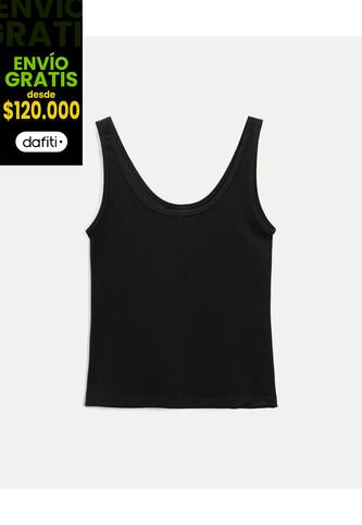 Camiseta Para Mujer Manga Sisa Cuello Redondo Color Negro Marca Atmos #31090267 Atmos